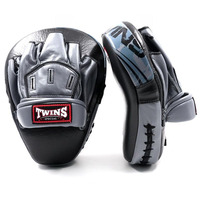 Mitaines de frappe incurvées en cuir haute densité pour l'entraînement de boxe, cibles de frappe, protections de main, équipement d'arts martiaux