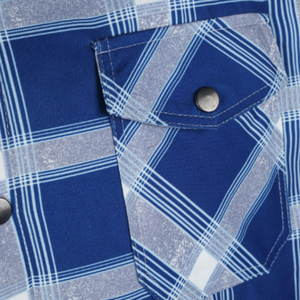 Chemise en flanelle à carreaux pour homme, 100% coton, respirante, manches longues, boutonnée, décontractée, anti-rides, style automne - Product Image 5