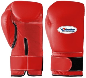 Gants de boxe professionnels gagnants sur mesure rouge Premium Quty gants de sparring en cuir Offre Spéciale d'entraînement de gymnastique 12oz 14oz - Product Image 1