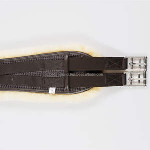 Circunferencia de cuero ecuestre de estilo occidental portátil de alta calidad Circunferencia de caballo cómoda con logotipo personalizado para montar caballos - Product Image 3