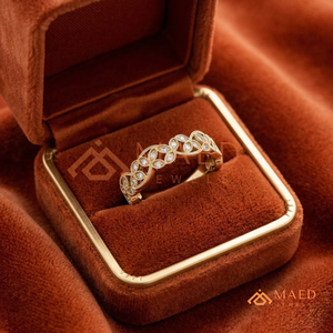 Anillo Romántico Chapado en Oro de 18K con Diseño Floral, Anillo de Boda Vintage con Moissanita Marquise para Mujer, Joyería con Hojas Botánicas, Regalo - Product Image 3