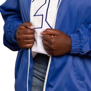 Chaqueta Impermeable Azul Zeta Phi Beta para Mujer, Cortavientos con Capucha, Ligera, Informal, para Uso Diario - Product Image 4
