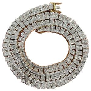 Chaîne en argent sterling 925 de qualité supérieure, 20 mm, sertie de diamants en moissanite, bijoux hip-hop personnalisés, best-sellers - Product Image 1