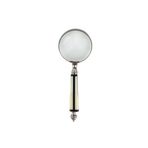 Loupe de poche de style vintage antique avec manche en os et cadre en laiton pour la lecture, les loisirs et la décoration de bureau en promotion - Product Image 3