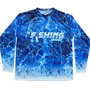 เสื้อตกปลาผู้ชาย โพลีเอสเตอร์ 100% แห้งเร็ว ป้องกันรังสียูวี รุ่นคัสตอม 2026 แขนยาว - Product Image 2