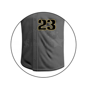 Uniforme de Béisbol Transpirable de Nuevo Diseño, 100% Poliéster, Personalizable, de Alta Calidad, en Venta - Product Image 5