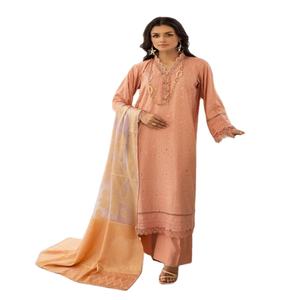 Tissu en lin de haute qualité Salwar Kameez vêtements dames vêtements d'hiver robes mode modeste haute qualité d'exportation inde Pakistan - Product Image 1