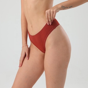 Intiflower P139 intimo moda donna pizzo <span class=keywords><strong>perizoma</strong></span> Sexy in <span class=keywords><strong>cotone</strong></span> <span class=keywords><strong>bianco</strong></span> - Product Image 1