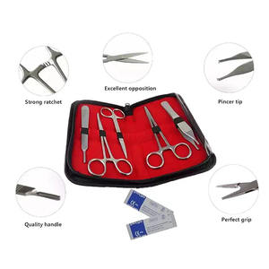 Kit de Disección para Estudiantes de Medicina M.A SIDDIQUE INTERNATIONAL, Juego de Instrumentos Quirúrgicos Manuales de Acero Inoxidable Clase I Reutilizables 1 - Product Image 2