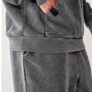 Nuevo Diseño, Chándal Informal de Alta Calidad para Hombre, Lavado Ácido, Ropa de Otoño e Invierno, Transpirable, Chándal Lavado Ácido para Hombre, Venta al por Mayor - Product Image 3