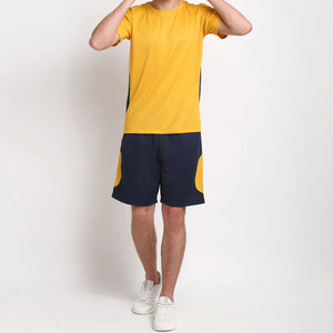Conjunto de Dos Piezas Casual de Verano para Hombre, Color Morado, Tejido 100% Algodón, Transpirable, con Logotipo Estampado en la Parte Delantera - Product Image 4