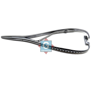 ที่จับเข็มมีเชลล์สแตนเลสคุณภาพพรีเมียมแบบใช้ซ้ำได้ สำหรับเครื่องมือผ่าตัดทางทันตกรรม - Product Image 3