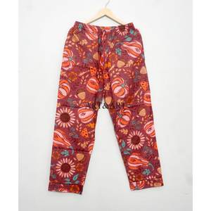 Magnifique ensemble de pyjama 100 % coton pour femme, robe de nuit imprimée à la main avec motifs floraux, tenue de nuit d'été confortable, ensemble de pyjama. - Product Image 2