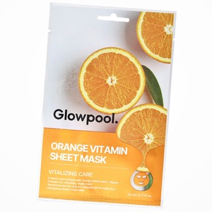 แผ่นมาส์กหน้า GLOWPOOL ผลิตภัณฑ์บำรุงผิวหน้าจากเกาหลี ช่วยให้ผิวเปล่งประกาย ด้วยวิตามินสีส้ม ผลิตในเกาหลี แผ่นมาส์กบำรุงผิวหน้า - Product Image 6