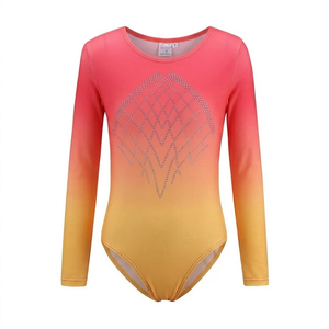 Leotardos de Gimnasia de Alta Calidad para Niñas, Spandex, Manga Larga, Brillantes, con Cierre de Lazo, Marca ORCHID DANCE, Venta al Por Mayor a Bajo Precio - Product Image 6