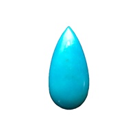 PDM Gems – Nouveauté : Cabochon de pierre précieuse turquoise 100 % naturelle, taille poire, pour la fabrication de pendentifs, disponible au prix de gros