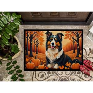 Collie Fall <b>Doormat</b> Non-Slip <b>Washable</b> Low Pile Indoor/Outdoor Entryway Rug 24H X 36W Front Door Mat - Product Image 3