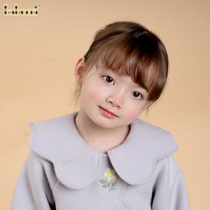 Manteau en laine douce pour filles, automne, écologique, respirant, vêtements pour enfants ODM, vente en gros de vêtements pour bébés, Vietnam-DR4493 - Product Image 3