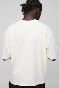 เสื้อยืดผู้ชาย OEM/ODM ผ้าฝ้าย 100% สไตล์ลำลองสำหรับฤดูร้อน พิมพ์โลโก้ตามสั่ง ทรงหลวม ใส่สบาย แขนปกติ รุ่นปี 2026 - Product Image 3