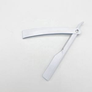 Maquinilla de afeitar de peluquero de acero inoxidable Manual profesional, herramienta de afeitado corporal y facial con logotipo personalizado de alta calidad, sostenible - Product Image 3