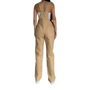 Bangladesh fabricantes de ropa Casual Mujer Monos Y2k Sin mangas Correas Hombro Bolsillos Denim Monos Pantalones - Product Image 4