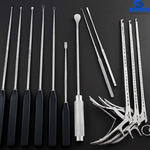 Juego de 16 Piezas para Discectomía, Instrumentos Quirúrgicos para Columna Vertebral Anterior, Acero Inoxidable Premium, Fabricación de Precisión - Product Image 3