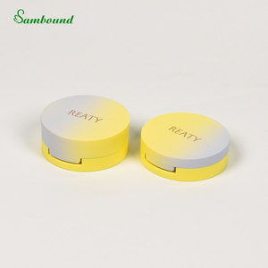 Estuches Personalizados para Rubor/Colorete de un Solo Color, Envases de Muestra Mate Ecológicos de PET, Logotipo Estampado en Caliente, Estuche con Pintura Degradada en Aerosol, OEM - Product Image 4