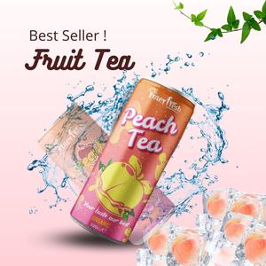 Prix de la purée de jus aromatisés de haute qualité Interfresh Vietnam sain 320ml thé aux fruits OEM ODM marque privée - Product Image 5