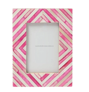 Cadre photo personnalisé incrustation d'os Cadre photo de qualité supérieure Cadre photo Accessoires de table Tableau décoratif - Product Image 1