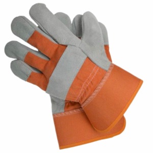 Guantes de Trabajo para Montadores Canadienses, Resistentes, de Seguridad Industrial, Reforzados con Cuero Vacuno, Cómodos, de Algodón, Color Personalizado - Product Image 3
