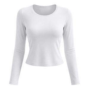 Ventes en gros de hauts de yoga à manches longues pour femmes - Designs personnalisés disponibles auprès d'un fournisseur direct d'usine - Product Image 1
