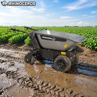 Minidumper Elettrico Rhinoceros KS450E, Capacità di Carico 450kg, Motore 1000W, Benna 0-2CBM, per Agricoltura, Foreste, Parchi e Uso Industriale