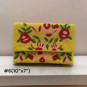 Women's Fashion Handmade Embroidered Fabric Clutch <b>Bag</b> Ethnic Style with Colorful <b>Peacock</b> Embroidery Handbag Women's Mini <b>Bags</b> - Product Image 5
