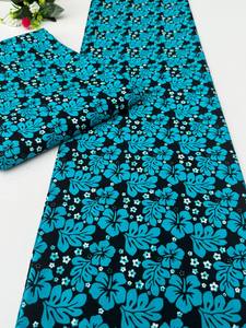 Tela con estampado africano de primera calidad Fat Eighth Bundle Cotton para manualidades acolchadas con patrones vibrantes y colores brillantes de Kinshasa - Product Image 3