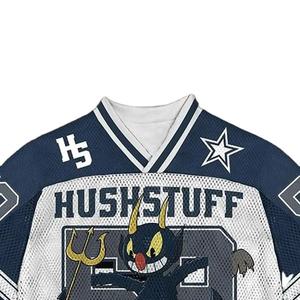 HUSHSTUFF T-shirt Homme à Manches Courtes Col Rond Imprimé Personnage Coupe Classique Style Urbain Sportswear 100% Coton Tricoté Écologique - Product Image 5