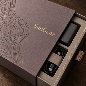 กล่องเก็บสายเคเบิลและ SSD แบบพกพา SunGene Studio Storage Sleeve Custom Drawer Sleeve Box - Product Image 3
