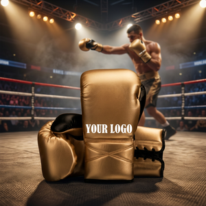 Gants de boxe en cuir personnalisables de haute qualité, légers, à séchage rapide, avec fermeture auto-agrippante, pour entraînement de combat en extérieur MANGOES - Product Image 2