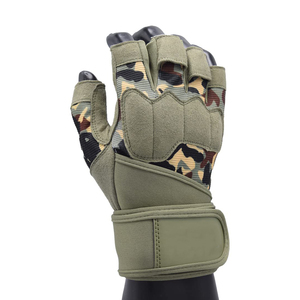 Gants de musculation en gros pour hommes, motif camouflage, avec sangle de poignet réglable, respirants, pour l'entraînement fitness - Product Image 6