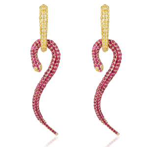 14K Solid Gold Emerald Drop <b>Earrings</b> with IGI Certified Natural Pearl - Product Image 2