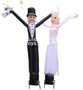 Жених и невеста воздушные танцовщицы надувные Свадебные Воздушные танцовщицы мини танцор