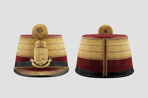 Premium Quality Embroidered Peak Cap Gold Pattern Decorative Adjustable Outdoor Uniform Style Headwear Custom Handmade Design - Product Image 6