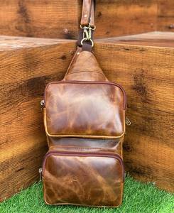 พรีเมี่ยมคุณภาพสูงสไตล์ตะวันตกหนังครัวกระเป๋าเป้สะพายหลังเดินทางอเนกประสงค์ทําด้วยมือหนังเต็มเม็ดโรงเรียนเป้ - Product Image 3