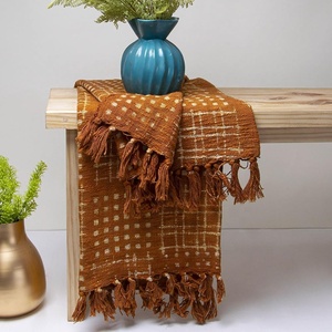 Latest Collection Cotton Hand Block Printed <b>Throw</b> Collection For <b>Sofa</b> <b>cover</b> And Bedding Set - Product Image 5