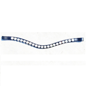 Diadema de cuero OEM de buena calidad para caballo, lo último en diademas acolchadas de cuero con canal vacío a precio económico - Product Image 5