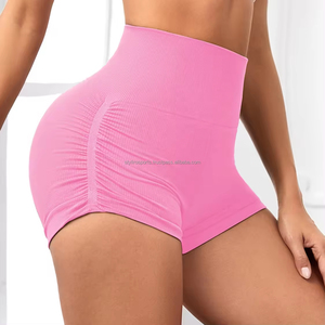 กางเกงขาสั้นไนลอนสำหรับใส่ไปยิมของผู้หญิงกางเกงขาสั้นสำหรับใส่วิ่งออกกำลังกายเล่นโยคะปรับแต่งโลโก้ได้สำหรับนักขี่จักรยานฤดูร้อน - Product Image 5