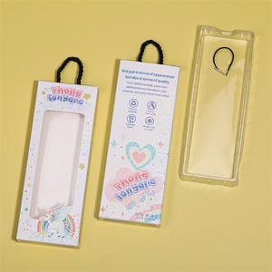 Caja de embalaje universal para cordón de teléfono móvil, embalaje de cartón neutro, caja de regalo con cordón, suministro directo de fábrica con logotipo personalizado. - Product Image 2