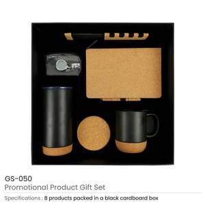 Promotional <b>Black</b> Cardboard <b>Gift</b> <b>Box</b> with <b>Gift</b> Sets for Personalized - Product Image 3