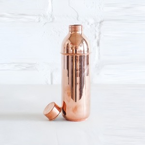 Traditional Pure <b>Copper</b> Water <b>Bottle</b> With High Polish Finish And Classic Shape For Healthy Daily <b>Drinking</b> in Lowest Price - Product Image 1