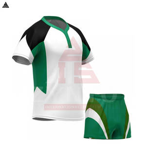 Nouvelle conception personnalisée, uniforme de rugby professionnel unisexe, ensemble maillot et short de rugby OEM par sublimation - Product Image 3