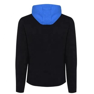 Venta al por mayor Premium Unisex Hombres Heavyweight Hoodie 100% Algodón Fleece Custom Pullover Streetwear Solid Knitted Logo Hooded Collar - Product Image 4